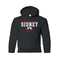 Sidney Wrestling Youth Gildan SoftStyle Hooded Sweatshirt