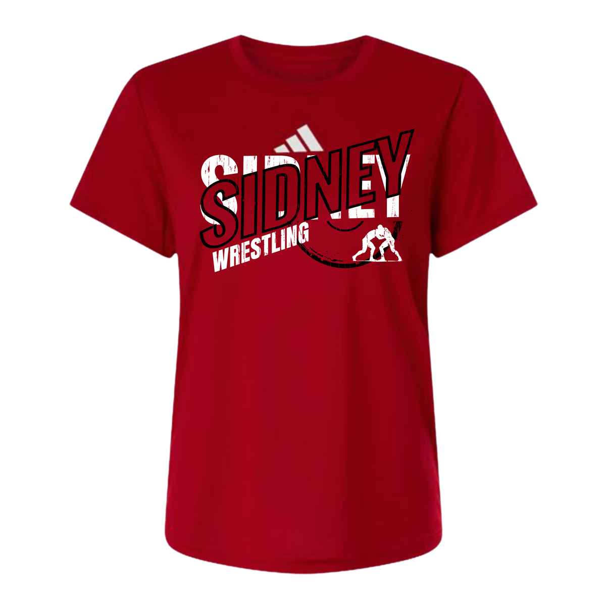 Sidney Wrestling Women’s Adidas Pre Game Dry Fit T-Shirt