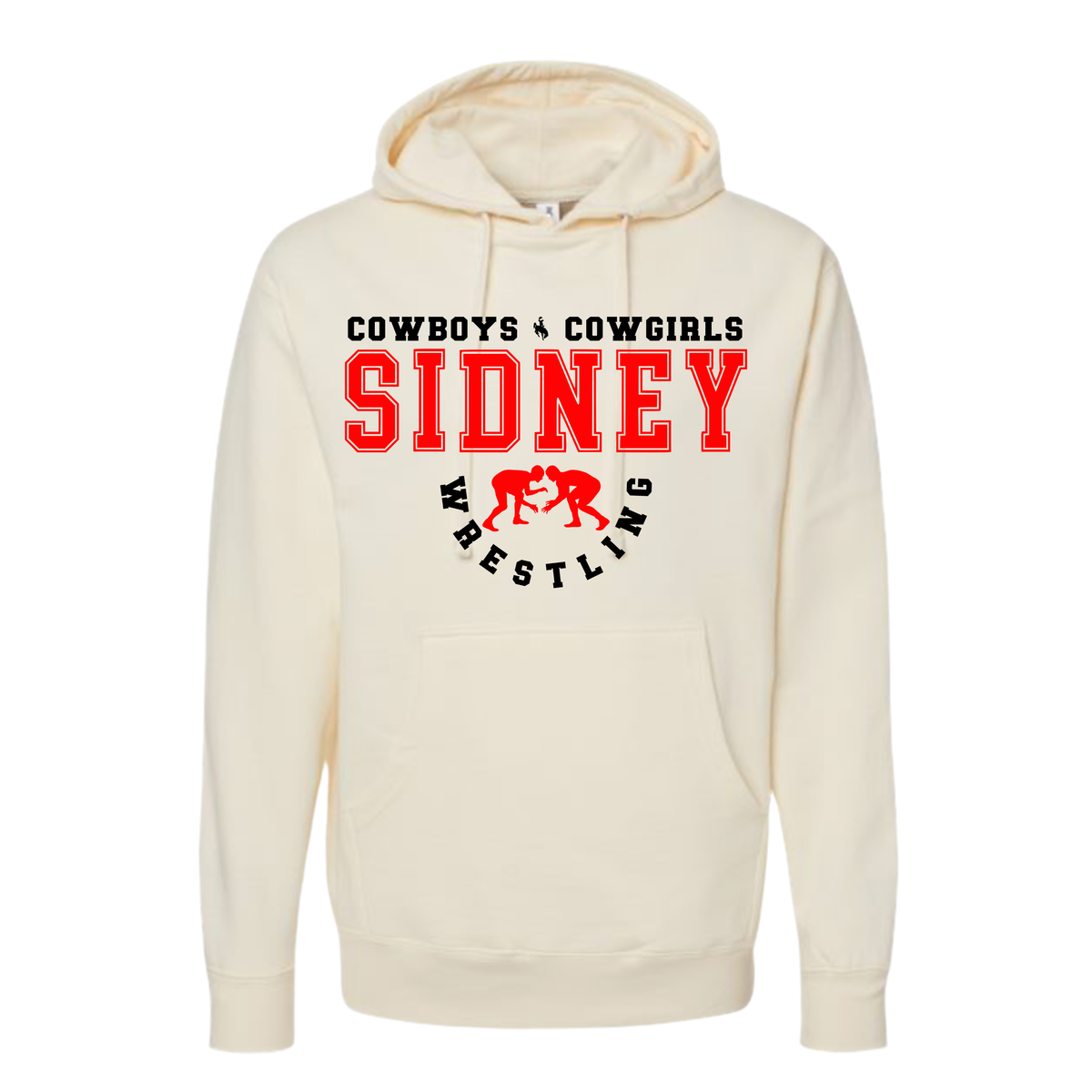 Sidney Wrestling Independent Trading Co. Hooded Sweatshirt