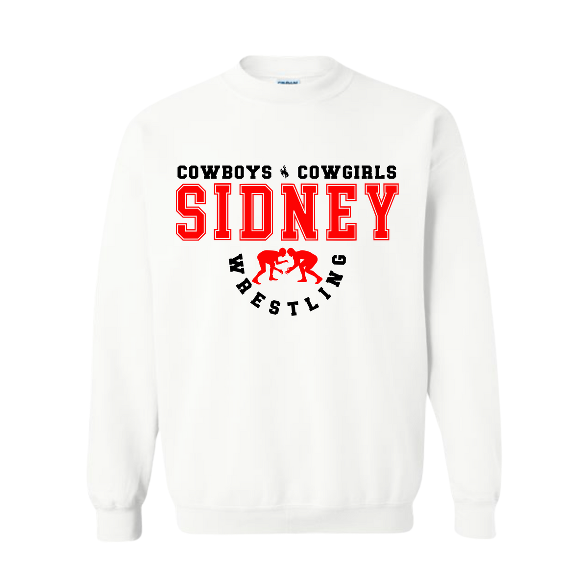 Sidney Wrestling Unisex Gildan Softstyle Crewneck Sweatshirt