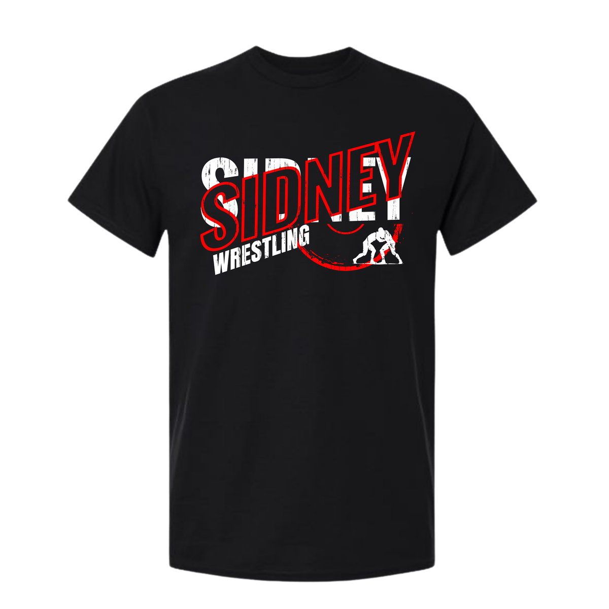 Sidney Wrestling Youth Gildan SoftStyle T-Shirt