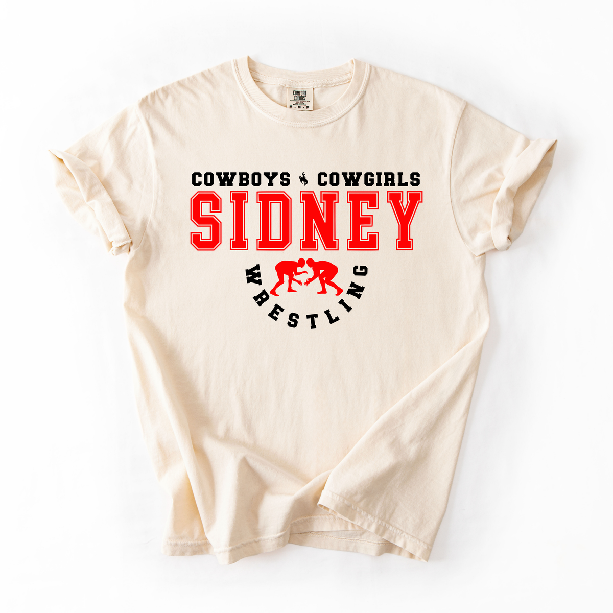 Sidney Wrestling Unisex Comfort Colors T-Shirt