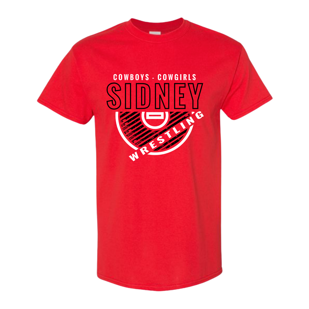 Sidney Wrestling Youth Gildan SoftStyle T-Shirt