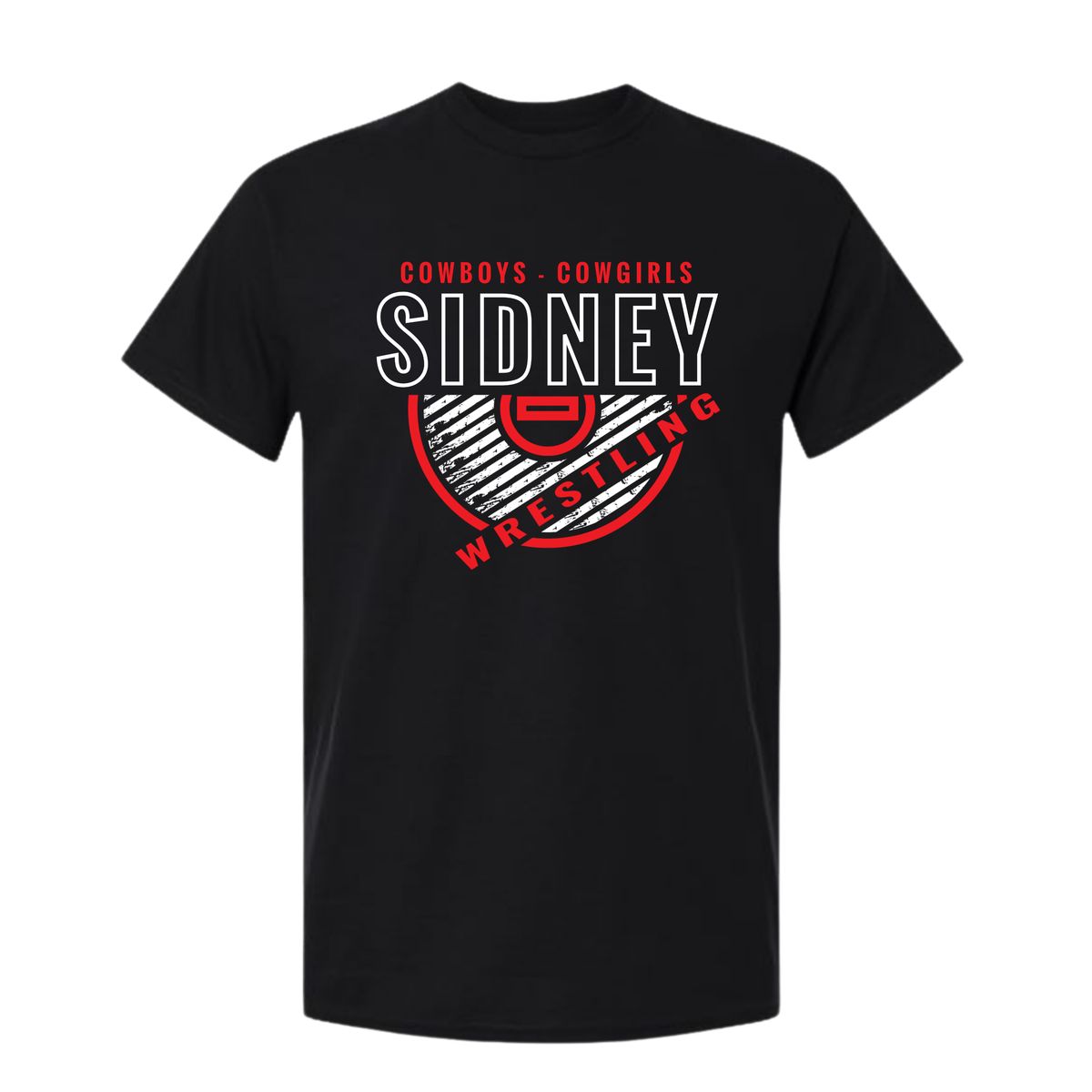 Sidney Wrestling Youth Gildan SoftStyle T-Shirt