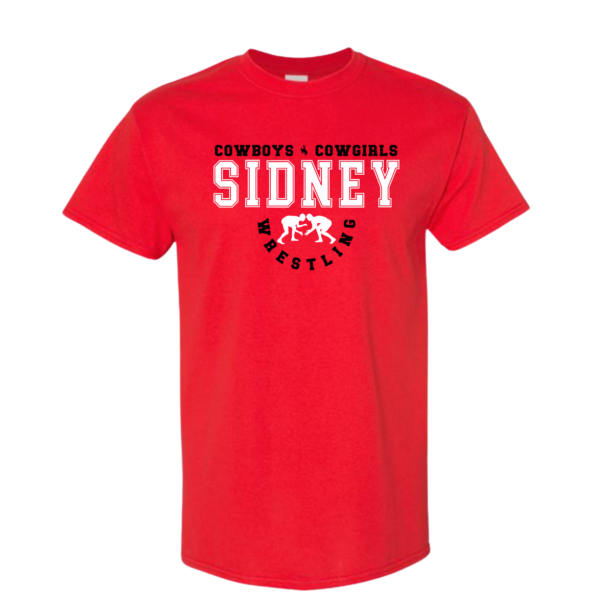 Sidney Wrestling Youth Gildan SoftStyle T-Shirt