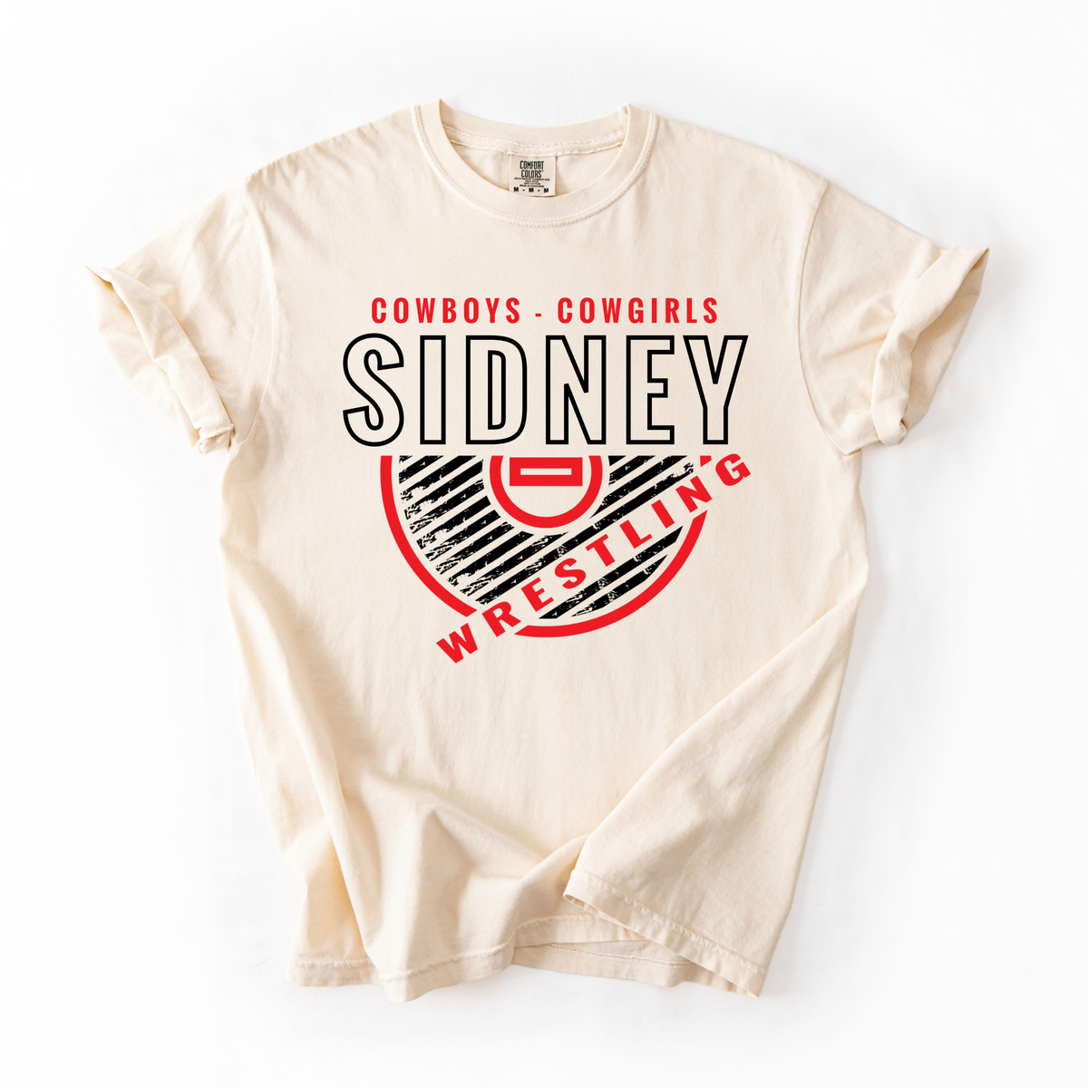 Sidney Wrestling Unisex Comfort Colors T-Shirt