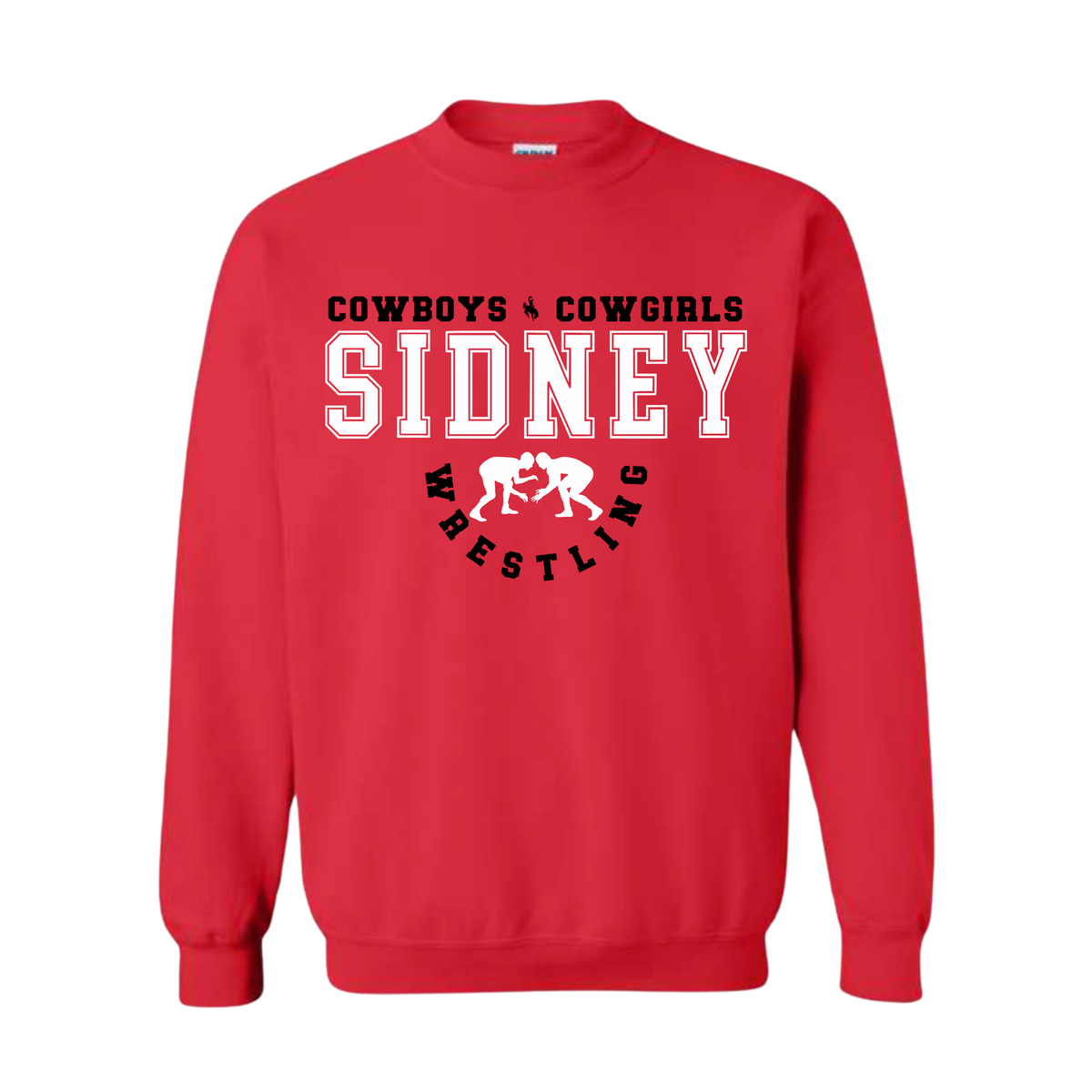 Sidney Wrestling Unisex Gildan Softstyle Crewneck Sweatshirt