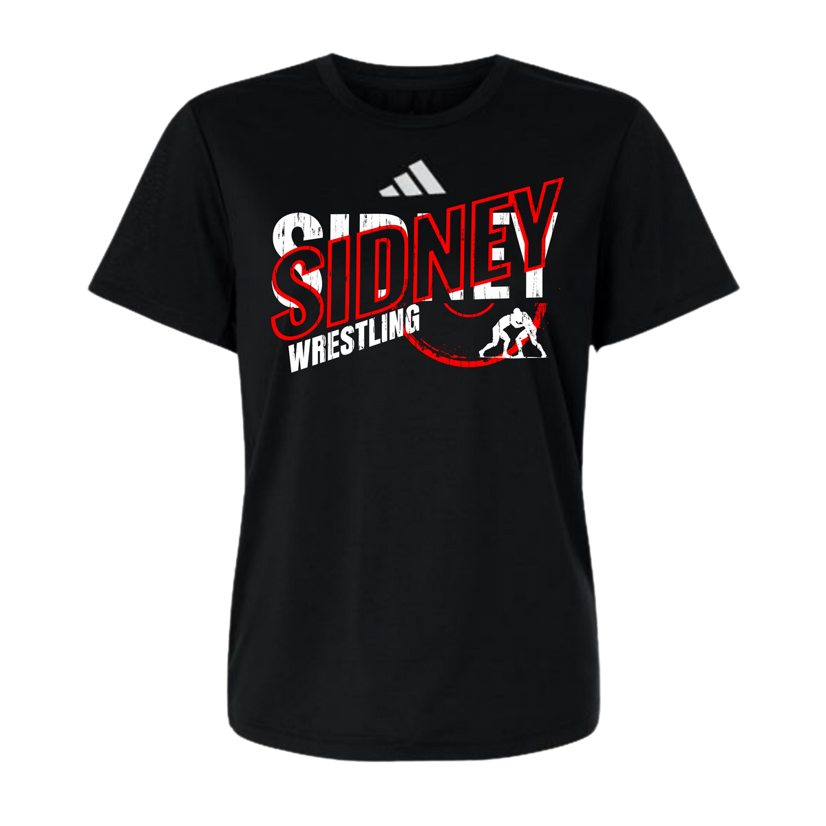 Sidney Wrestling Women’s Adidas Pre Game Dry Fit T-Shirt