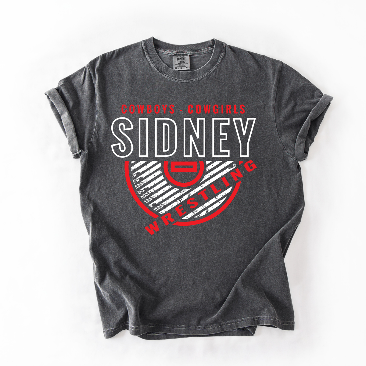 Sidney Wrestling Unisex Comfort Colors T-Shirt