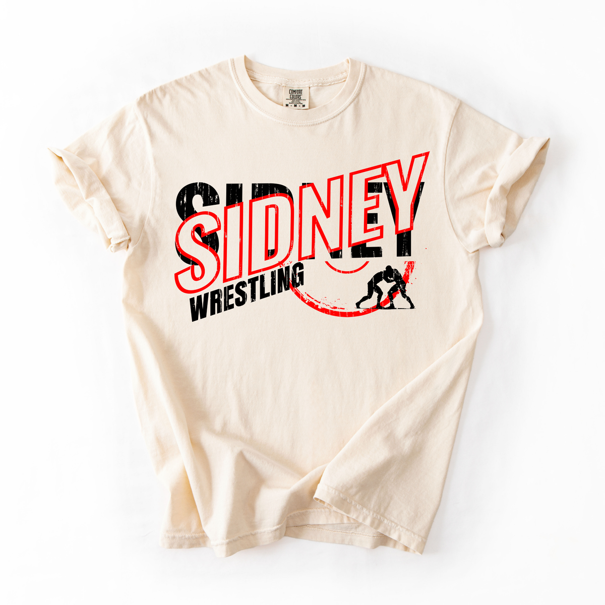 Sidney Wrestling Unisex Comfort Colors T-Shirt