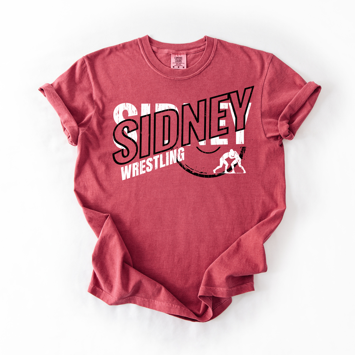 Sidney Wrestling Unisex Comfort Colors T-Shirt