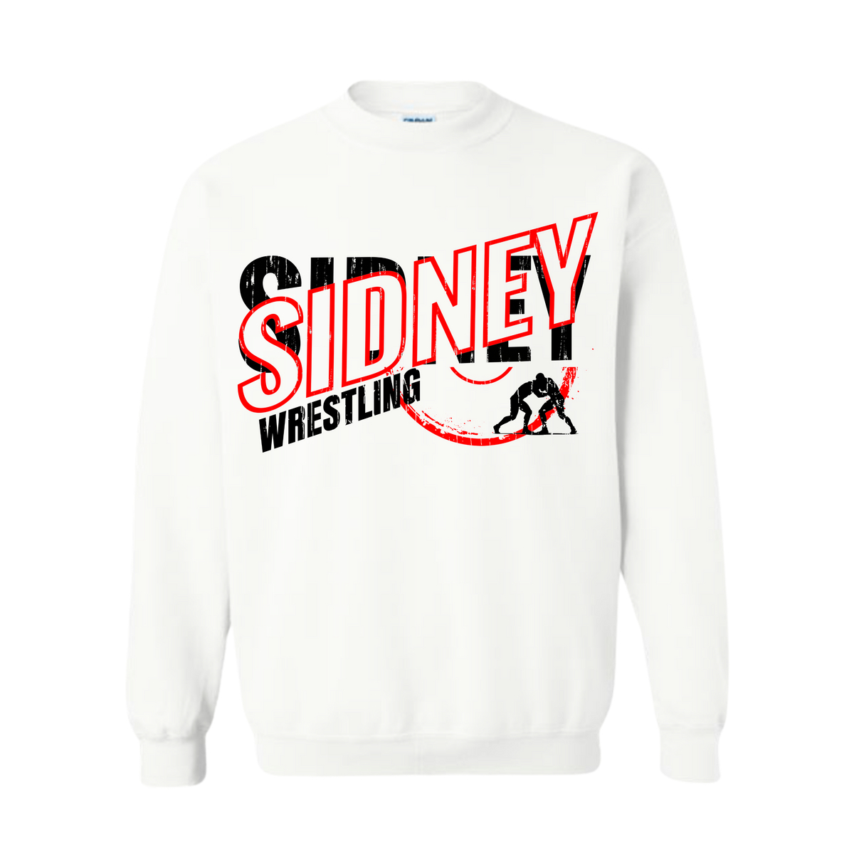 Sidney Wrestling Unisex Gildan Softstyle Crewneck Sweatshirt