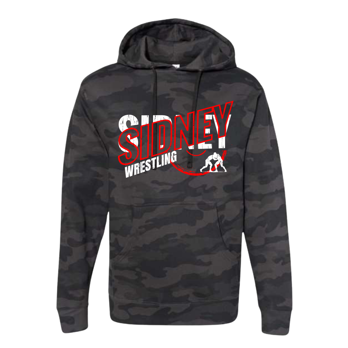 Sidney Wrestling Independent Trading Co. Hooded Sweatshirt