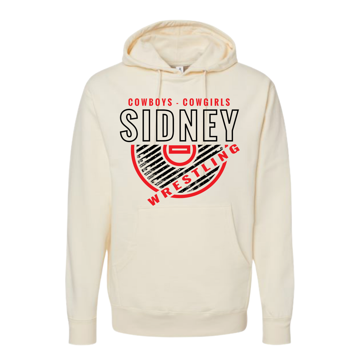 Sidney Wrestling Independent Trading Co. Hooded Sweatshirt