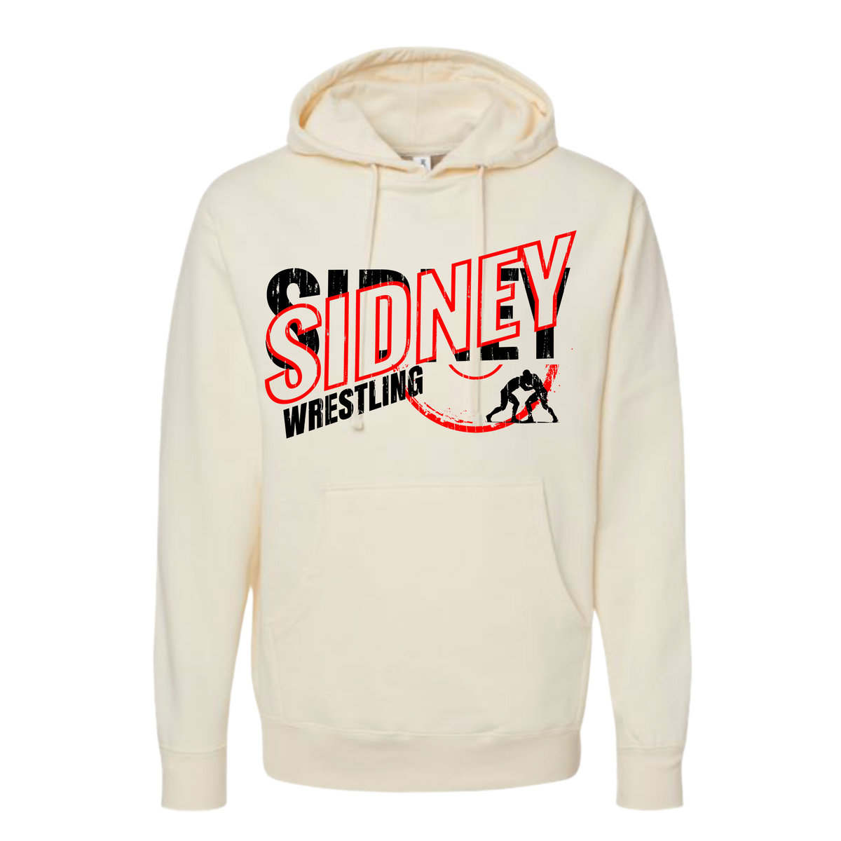 Sidney Wrestling Independent Trading Co. Hooded Sweatshirt