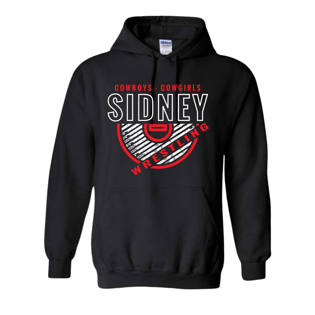 Sidney Wrestling Gildan Unisex Hooded Sweatshirt