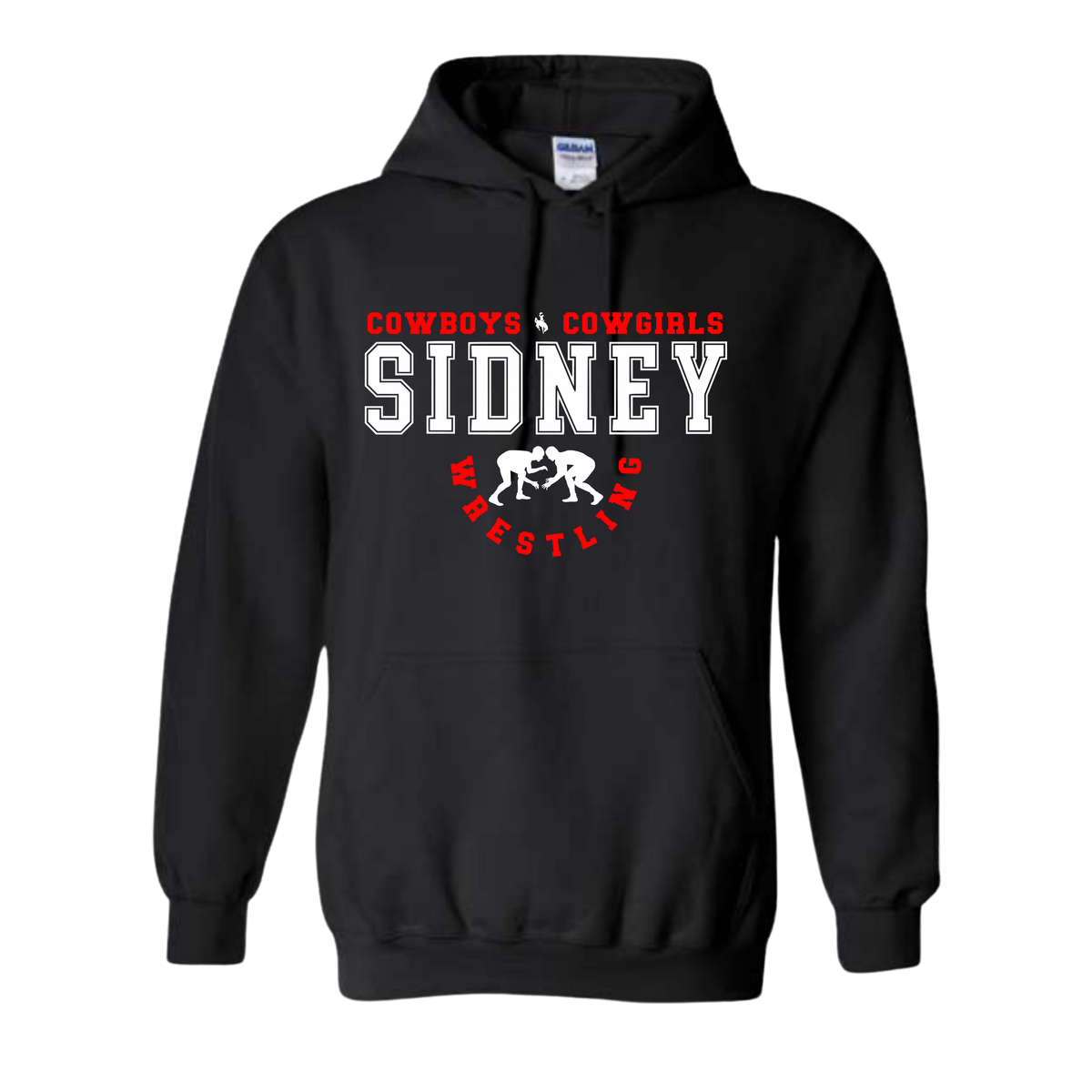 Sidney Wrestling Gildan Unisex Hooded Sweatshirt
