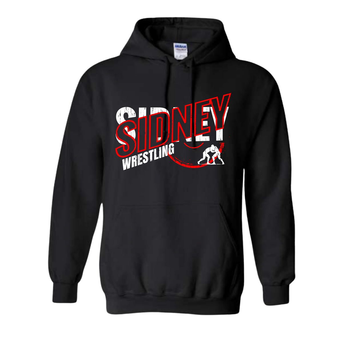 Sidney Wrestling Gildan Unisex Hooded Sweatshirt