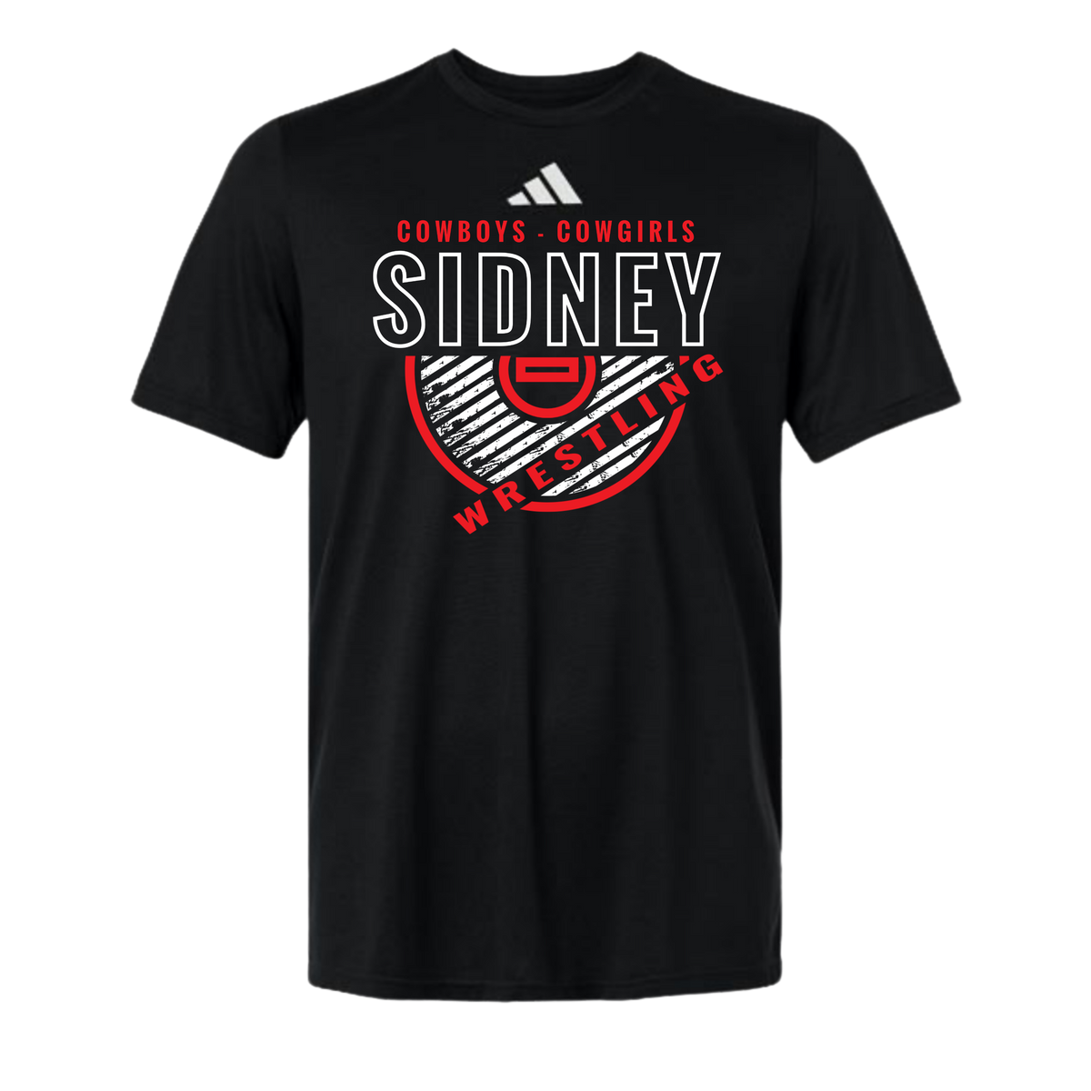 Sidney Wrestling Men’s Adidas Pregame Dry Fit T-Shirt
