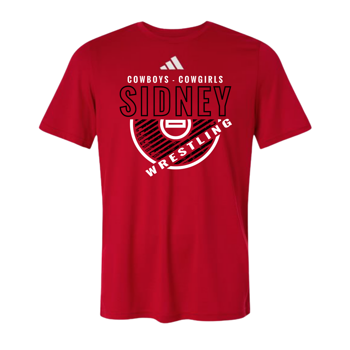 Sidney Wrestling Men’s Adidas Pregame Dry Fit T-Shirt