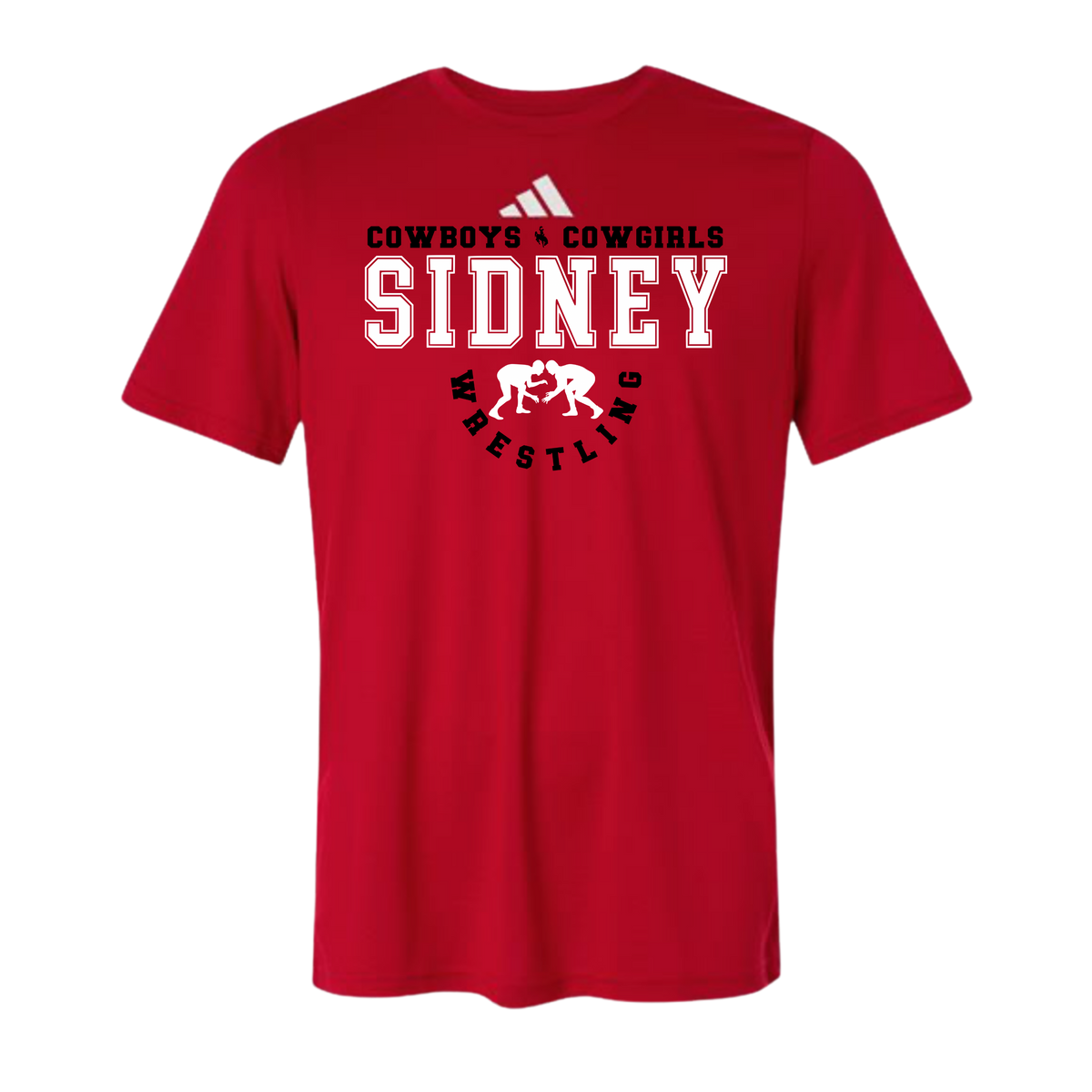 Sidney Wrestling Men’s Adidas Pregame Dry Fit T-Shirt